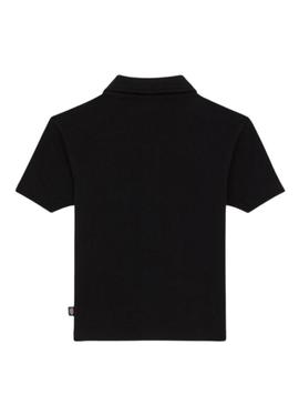 Polo Dickies Tallasse preto para mulher.