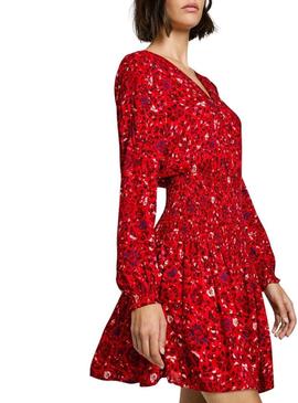 Vestido Pepe Jeans Cecile vermelho para mulher