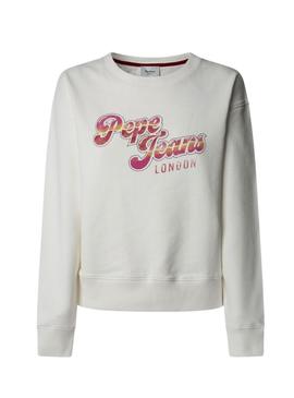 Blusa Pepe Jeans Rosa branco para mulher