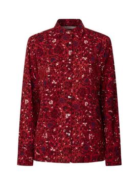 Camisa Pepe Jeans Carly vermelha para mulher.