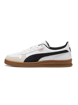Sapatilhas Puma Indoor brancas para homem.