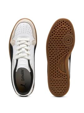 Sapatilhas Puma Indoor brancas para homem.