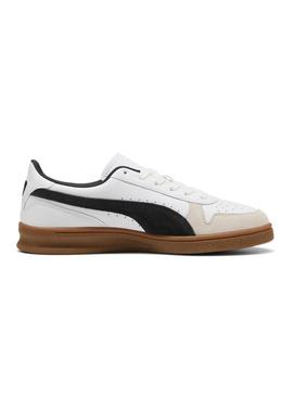 Sapatilhas Puma Indoor brancas para homem.