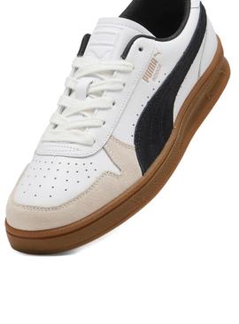 Sapatilhas Puma Indoor brancas para homem.