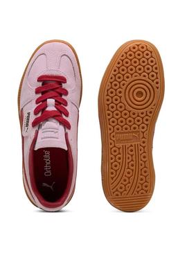 Sapatilhas Puma Palermo rosa para mulher.
