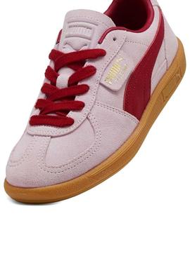Sapatilhas Puma Palermo rosa para mulher.