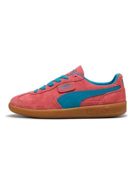 Sapatilhas Puma Palermo vermelhas para mulher.
