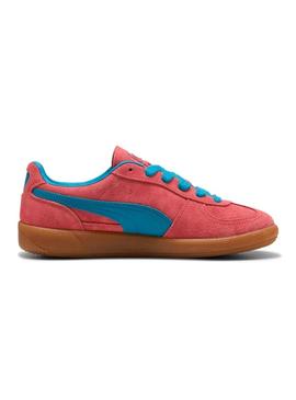 Sapatilhas Puma Palermo vermelhas para mulher.