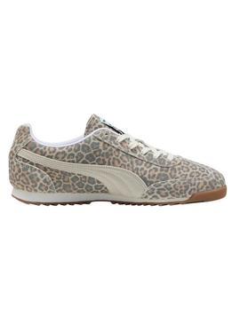 Tênis Puma Arizona de leopardo para mulher.