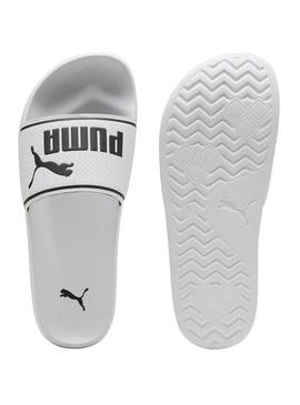 Chinelos Puma Leadcat branco para mulher e homem