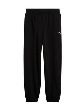 Calças Puma Wardrobe pretas para mulher.