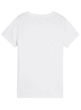 Camiseta Puma slim fit branca para mulher.