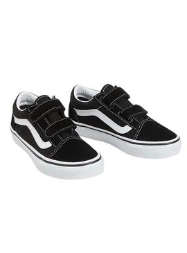 Sapatilhas Vans UY Old Skool Branco e preto Kids.