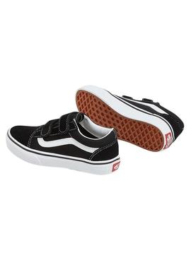 Sapatilhas Vans UY Old Skool Branco e preto Kids.