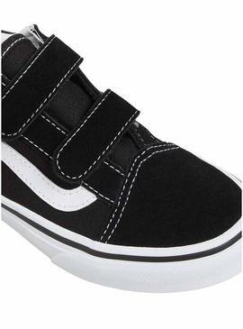 Sapatilhas Vans UY Old Skool Branco e preto Kids.
