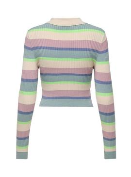 Polo Only Karol bege para mulher