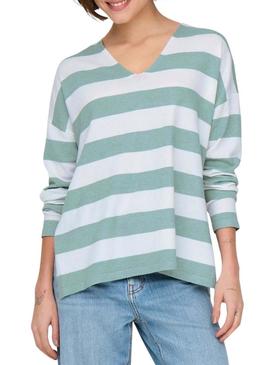 Camisola Only Amalio listras para mulher.