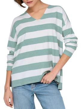 Camisola Only Amalio listras para mulher.