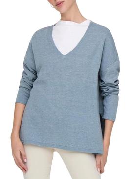 Camisola Azul Amalio Apenas para Mulheres