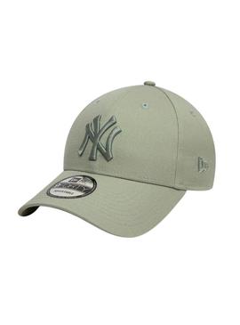 Boné New Era Yankees verde para mulher