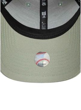Boné New Era Yankees verde para mulher