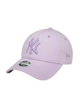 Boné New Era Yankees roxo para mulher