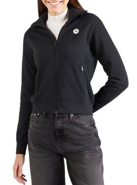 Casaco Converse All Star preto para mulher