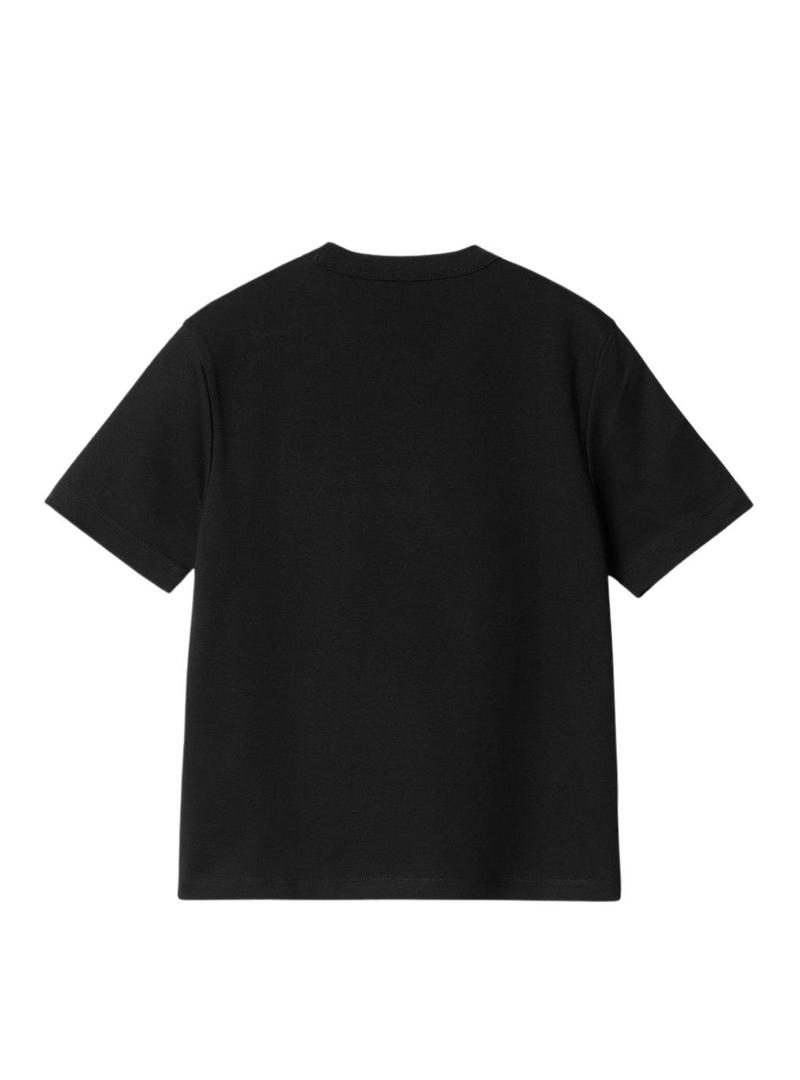 Camiseta Carhartt Luca preta para mulher.