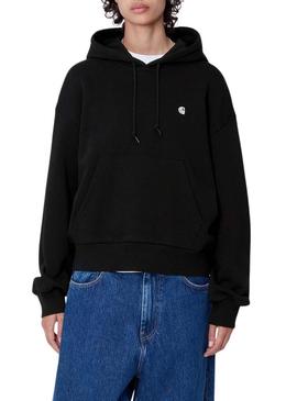 Moletom Carhartt Casey preto para homem.
