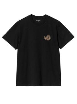 Camiseta Carhartt Ducks preta para homem.