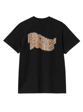 Camiseta Carhartt Ducks preta para homem.