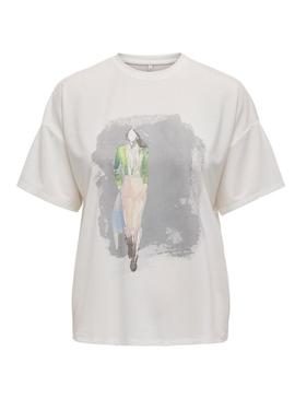 Camiseta Only Melina para mulher