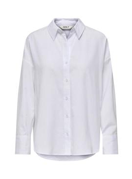 Camisa Only Oregon branca para mulher