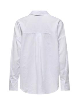 Camisa Only Oregon branca para mulher