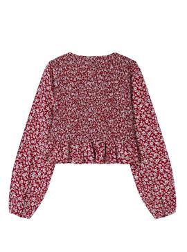 Camisa Pepe Jeans Harriet vermelha para menina