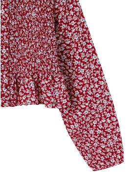 Camisa Pepe Jeans Harriet vermelha para menina