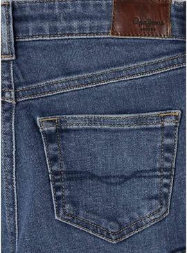 Calça jeans Pepe Jeans flare cargo para menina.