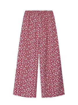 Calça Pepe Jeans Harriet vermelha para menina.