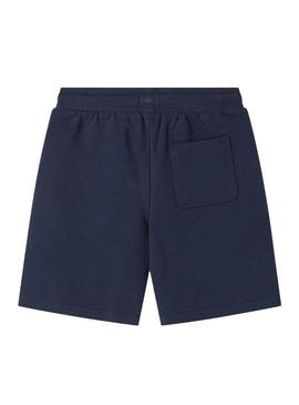 Bermudas Pepe Jeans Art azul marinho para menino.