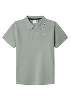 Camisa Pepe Jeans Henry verde para homem.