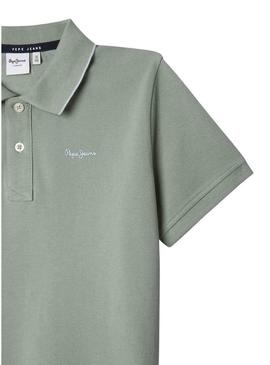 Camisa Pepe Jeans Henry verde para homem.