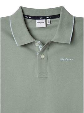 Camisa Pepe Jeans Henry verde para homem.