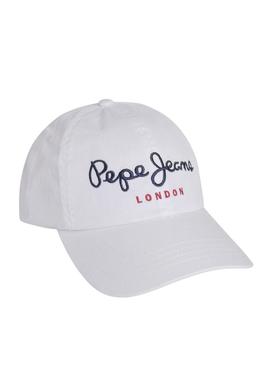 Boné Pepe Jeans Noa branco para menina.