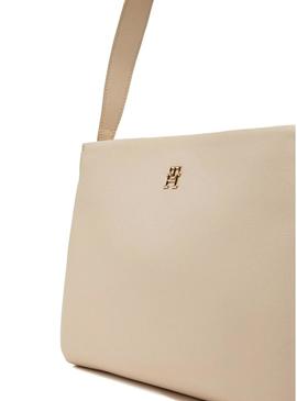 Bolsa Tommy Hilfiger Legacy Médio bege para mulher