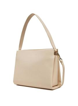Bolsa Tommy Hilfiger Legacy Médio bege para mulher