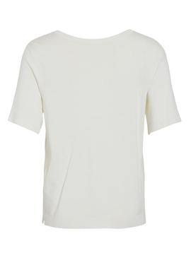Camisa Vila Wennie branca para mulher.