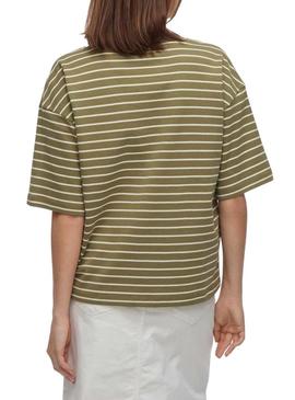 Camiseta Vila Sinny verde para mulher.