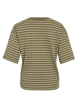 Camiseta Vila Sinny verde para mulher.