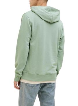 Moletom Jack and Jones Palm verde para homem.