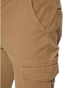 Calça Tommy Jeans Austin camel para homem.